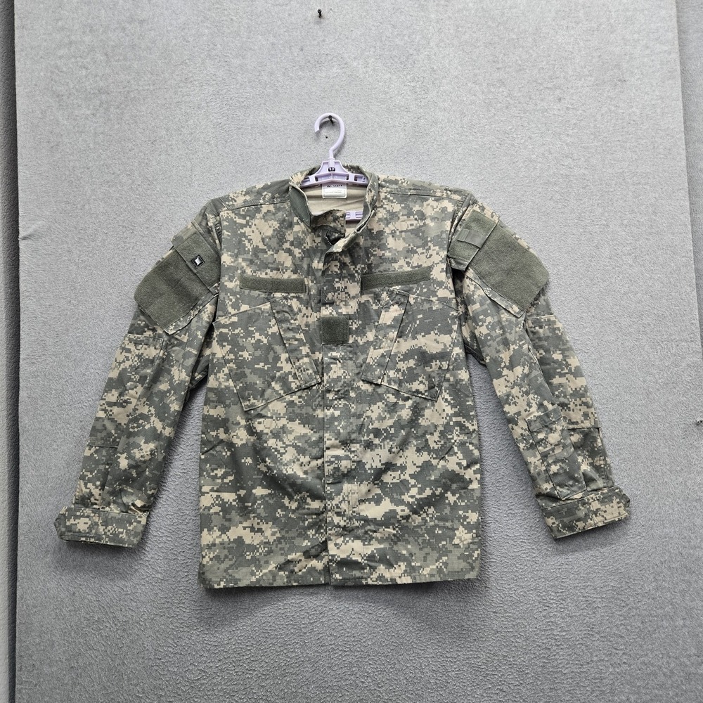 US Army Men Jacket M Green Camouflage Ripstop ACU Digital Camo Military